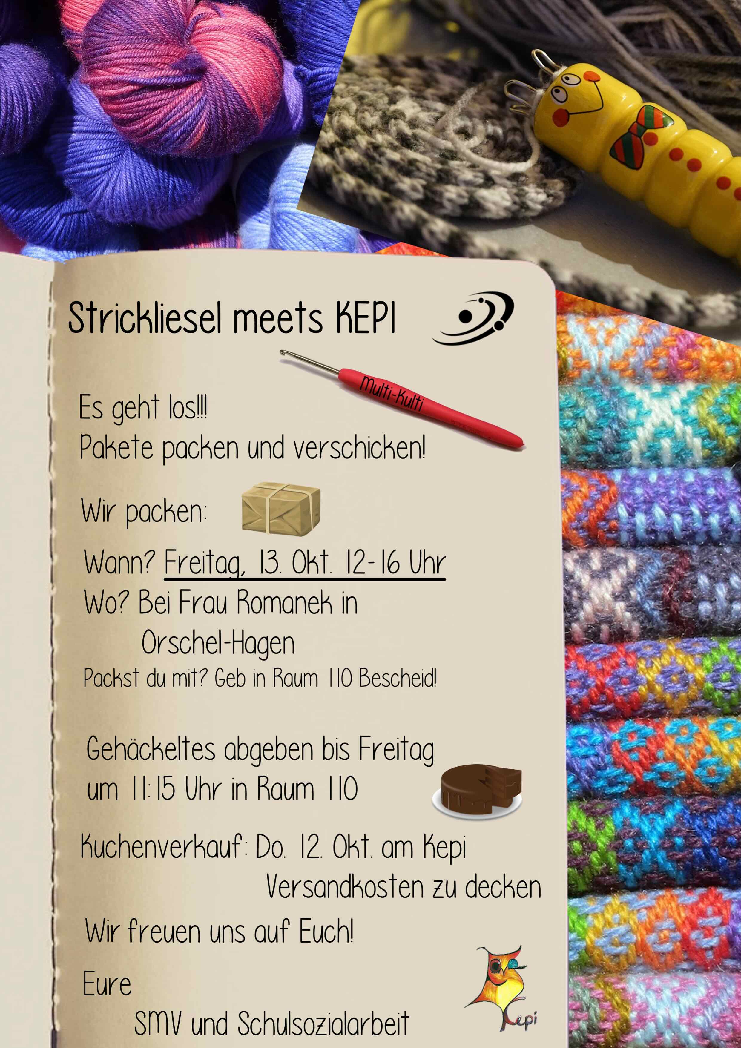 Flyer Packchen packen 13.10.2023