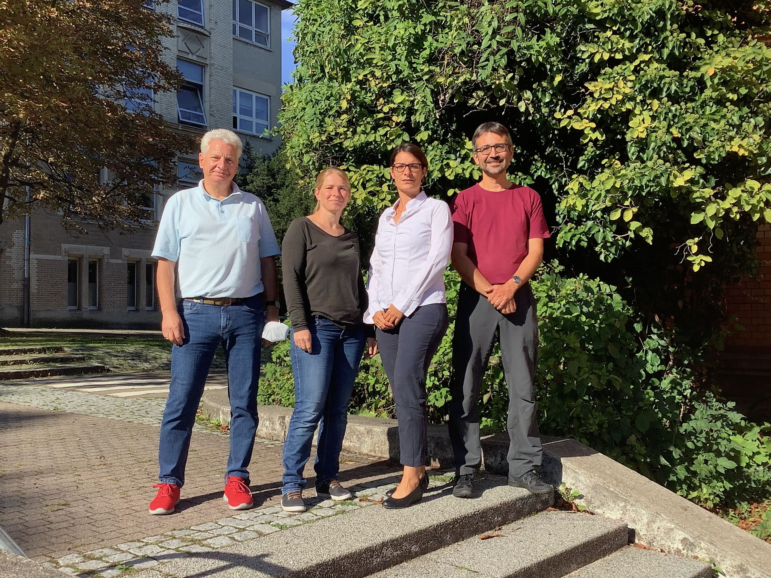 Das BOGY-Team v.l.n.r.: Michael Jäger, Tina Rottmayr, Almuth Ansorge, Frank Hack